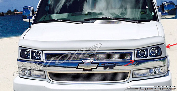 Custom GMC Savana Van  All Styles Head Lights (2003 - 2024) - $490.00 (Part #GM-001-HL)